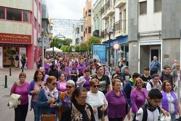 Telde protesta en silencio contra la violencia machista (Foto TA y Francisco Javier Santana)